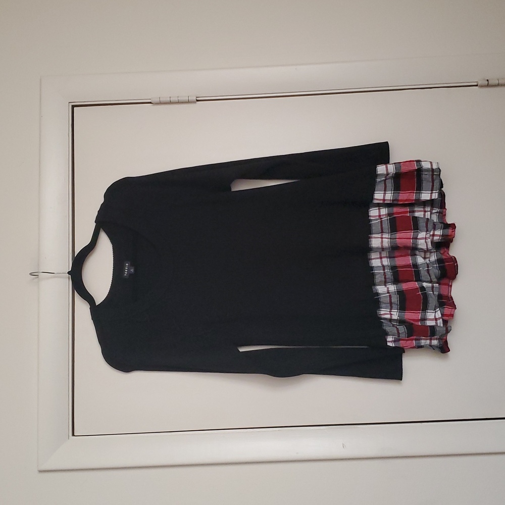 Torrid Black Ribbed Knit Top